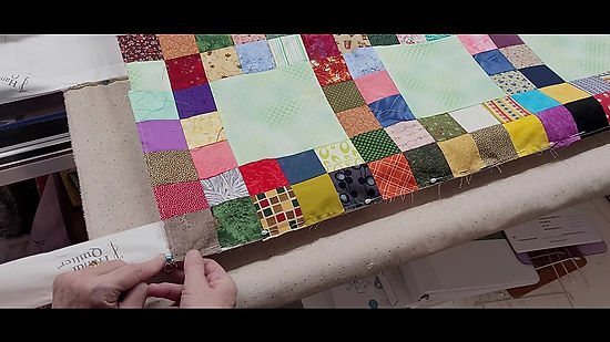 Loading the Quilt Top